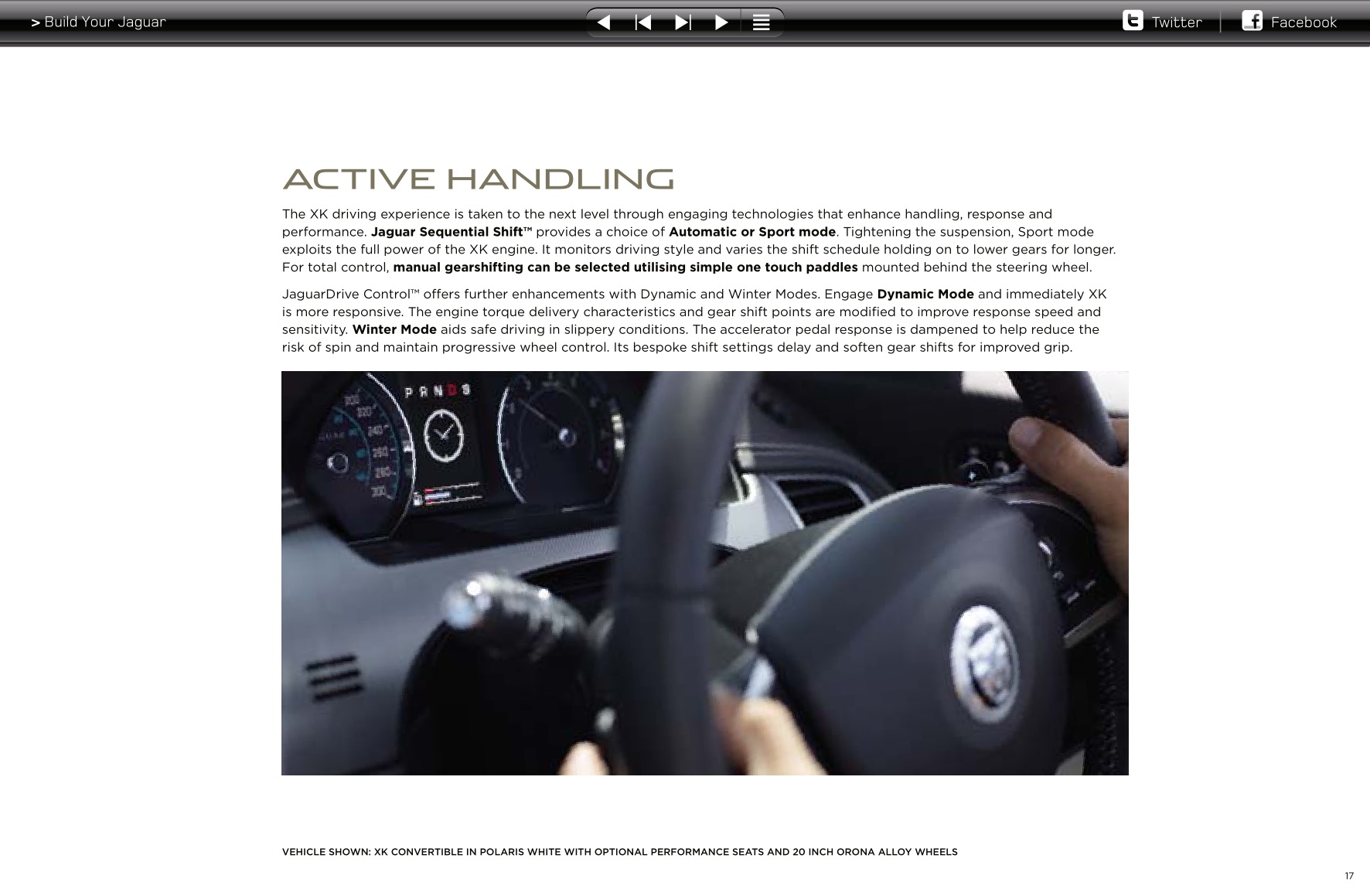 2013 Jaguar XK Brochure Page 23